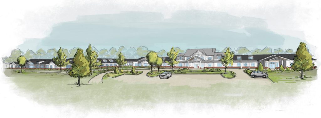 Draft rendering of new Virginia Home facility in Hanover